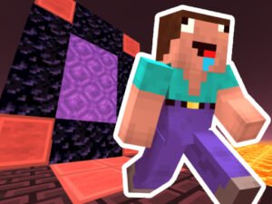 Noob Steve Nether